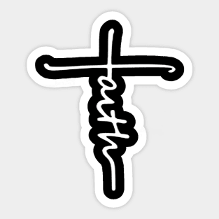 Faith Cross Sticker